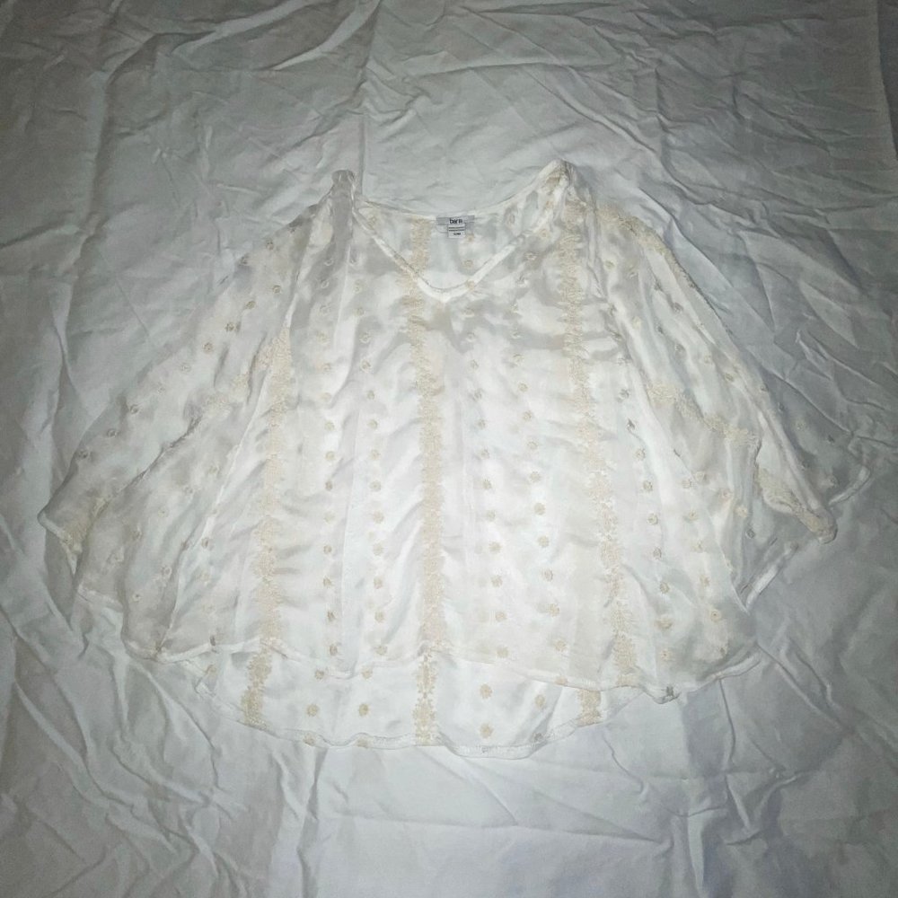 3/$20 Bar III Sheer Blouse